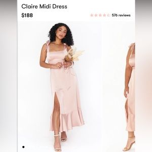 Show Me Your Mumu Claire Midi Dress